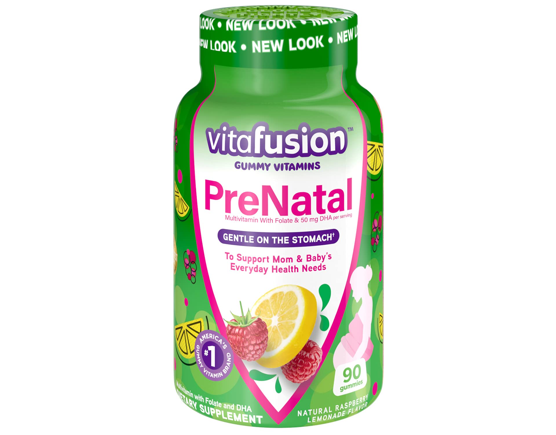 Vitafusion Prenatal, Gummy Vitamins AcdTaH, 5Pack (90 Count) Vitafusion