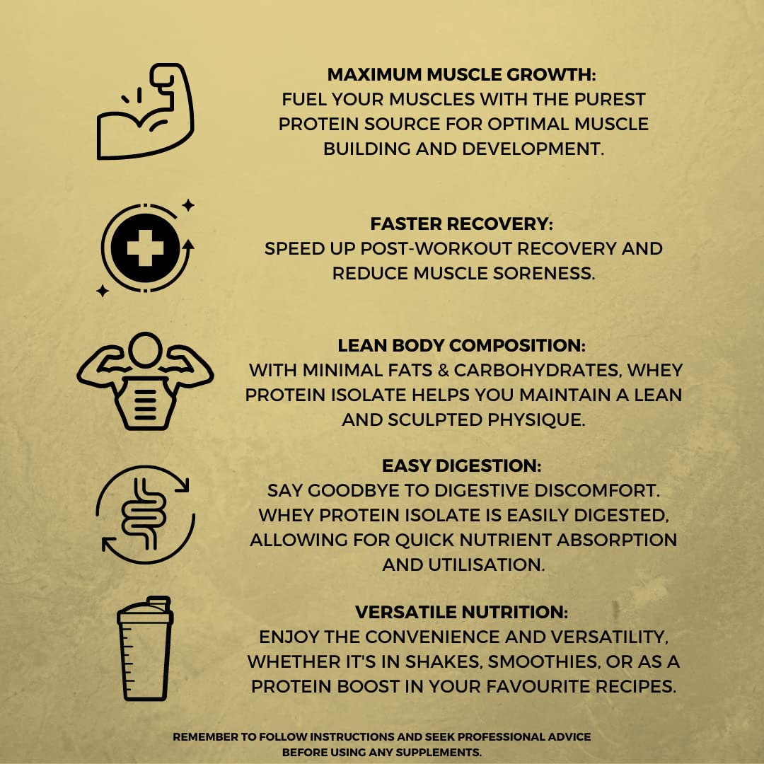 Valhalla's Champion 100% Whey Protein Isolate - 25G Protein per Serving - 30 Servings Valhalla's Champion