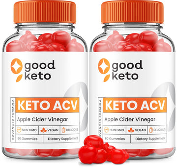 (2 Pack) Good Keto ACV Gummies - Official - Keto Good ACV Advanced Formula Plus Apple