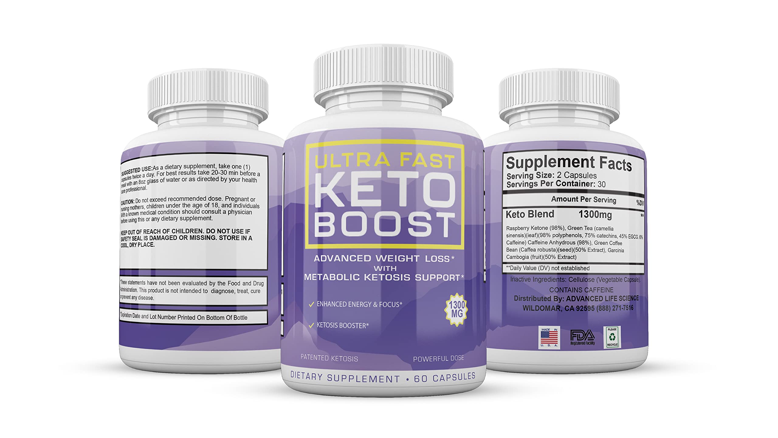 (Official) Ultra Fast Keto Boost, Advanced Ketogenic Pill Shark Formula 1300mg ADVANCED LIFE SCIENCE