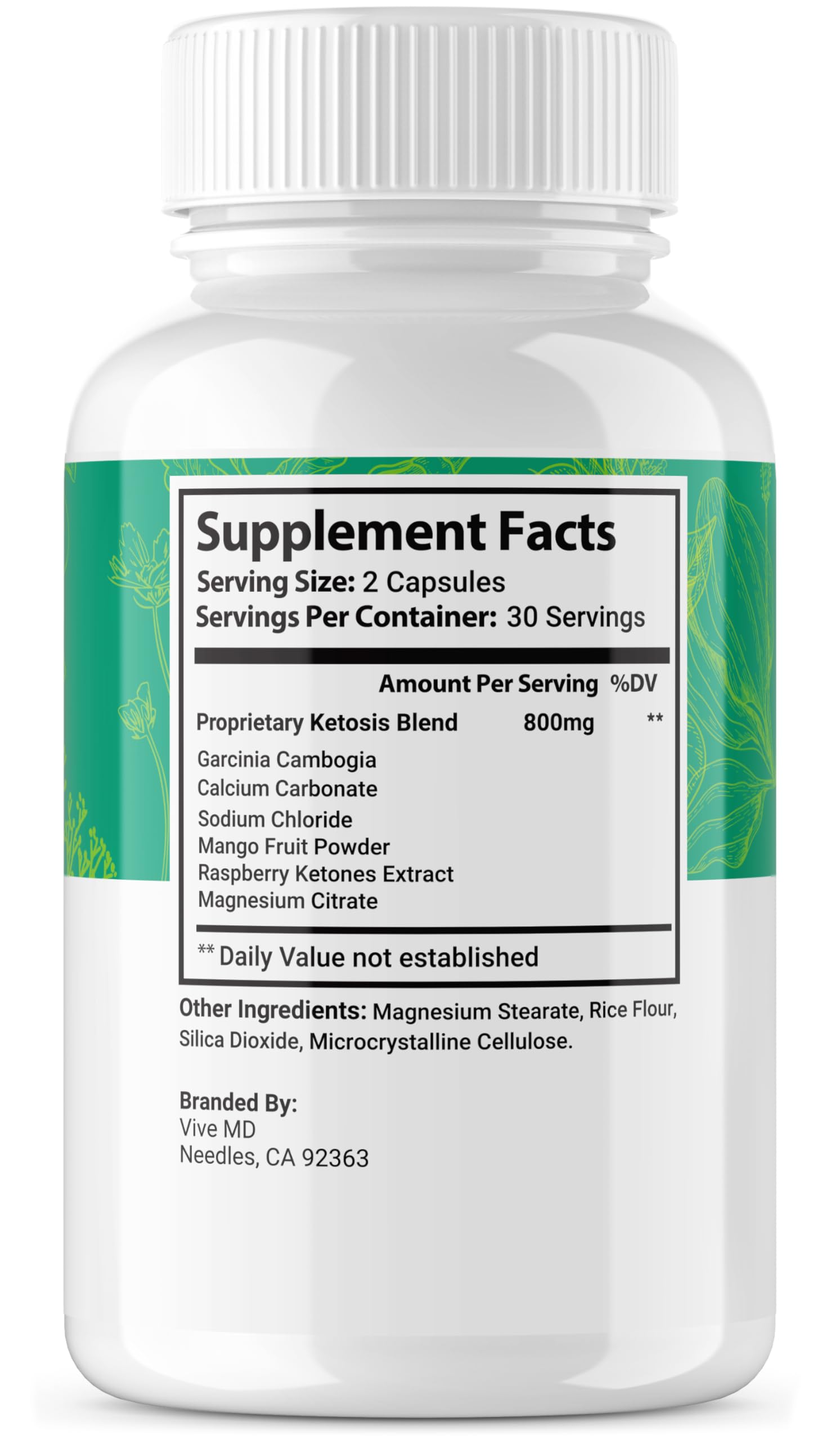 VIVE MD Puravive Premium Weight Management Capsules - Advanced Formula with 60 Non VIVE MD