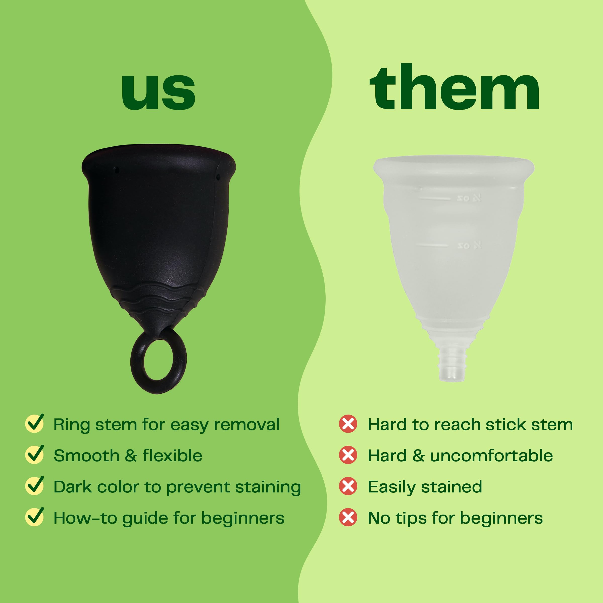 Viv for Your V Menstrual Cup | Extra Small | Safe, Comfortable, Alternative to Tampons and Pads VIV FOR YOUR V.