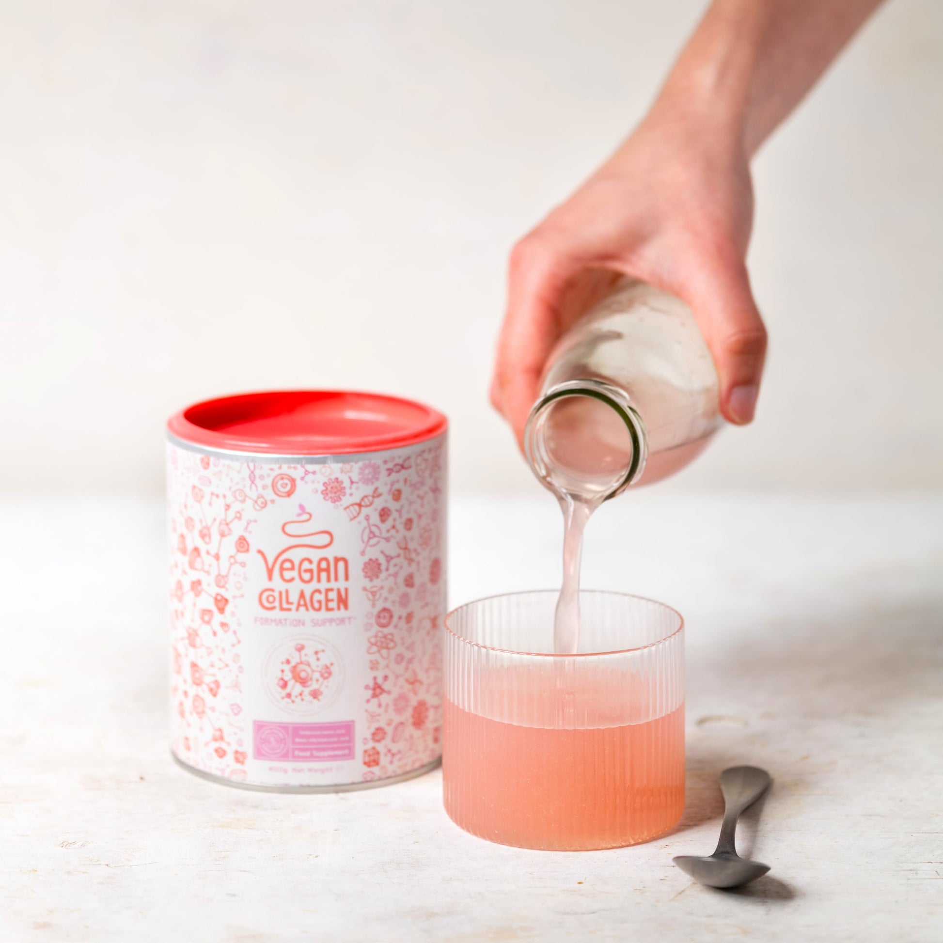 Vegan Collagen Powder with Hyaluronic Acid - Unflavoured 400g Powder Alpha Foods