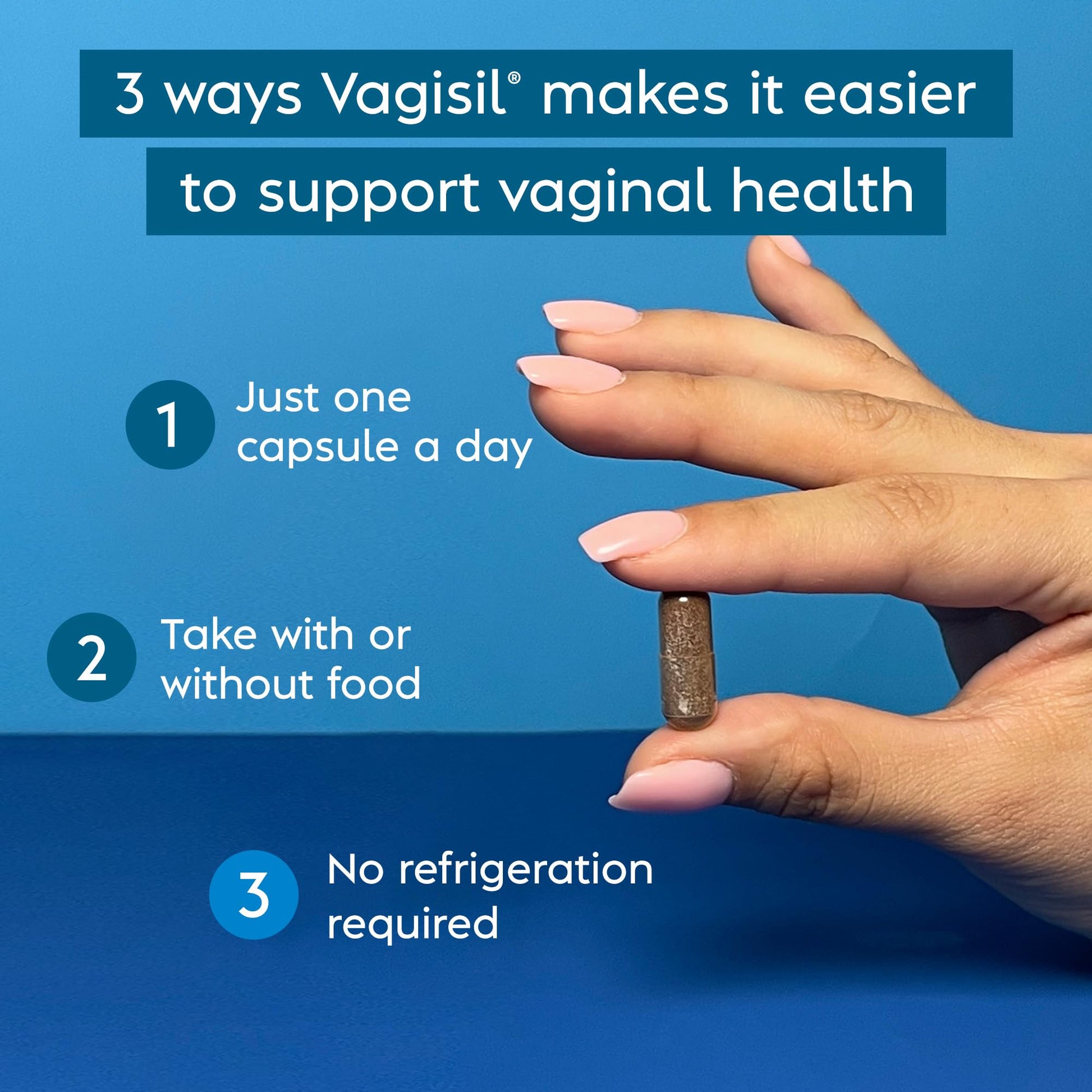 Vagisil Vaginal Health Supplements, Clinically-Proven Probiotics, Promotes Vaginal Health Vagisil