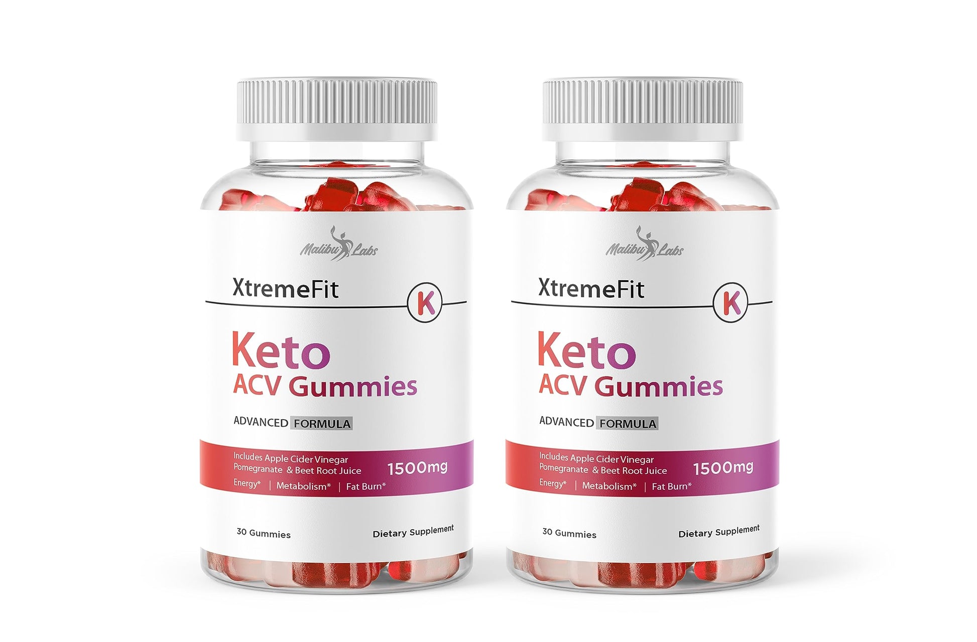 XtremeFit Keto ACV Gummies Weight Loss - 1500mg Once a Day, Strong Time Released 