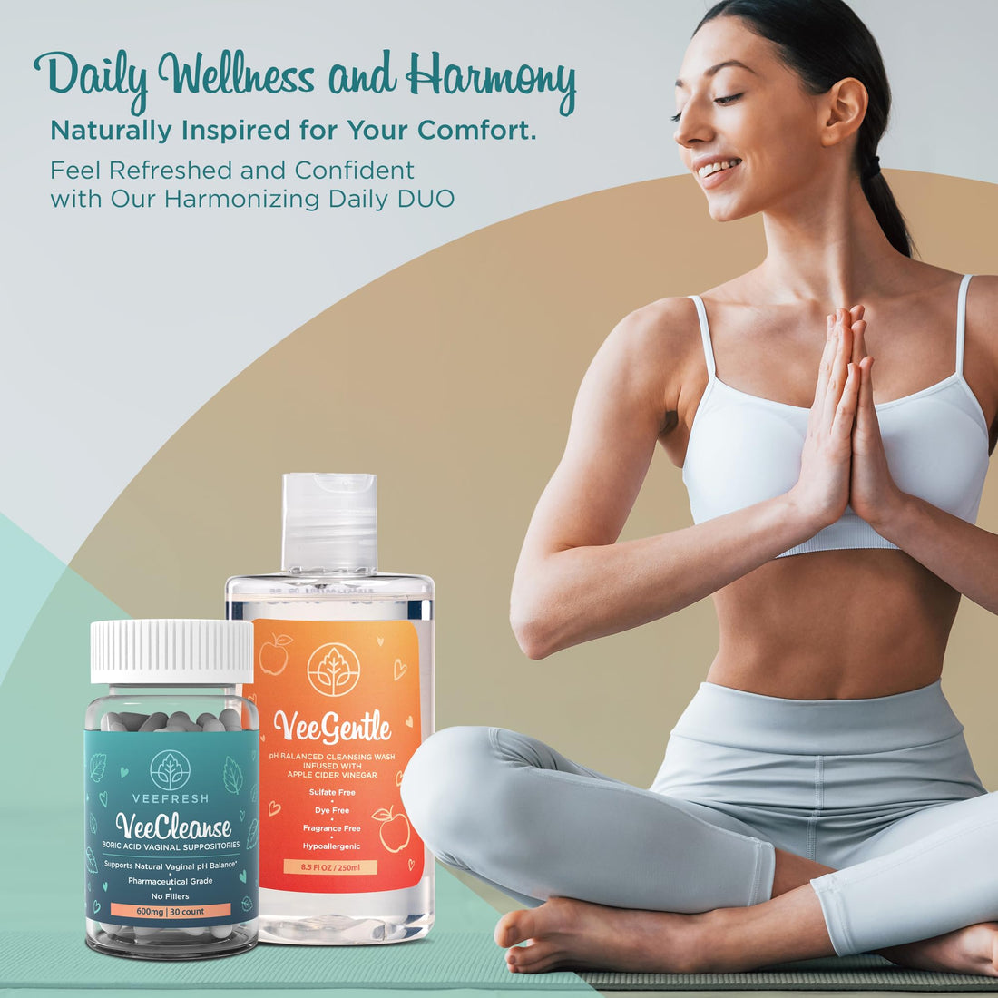 VeePower Lite - Vaginal Health Bundle - Control and Prevent Vaginal Odor - Includes VeeGentle