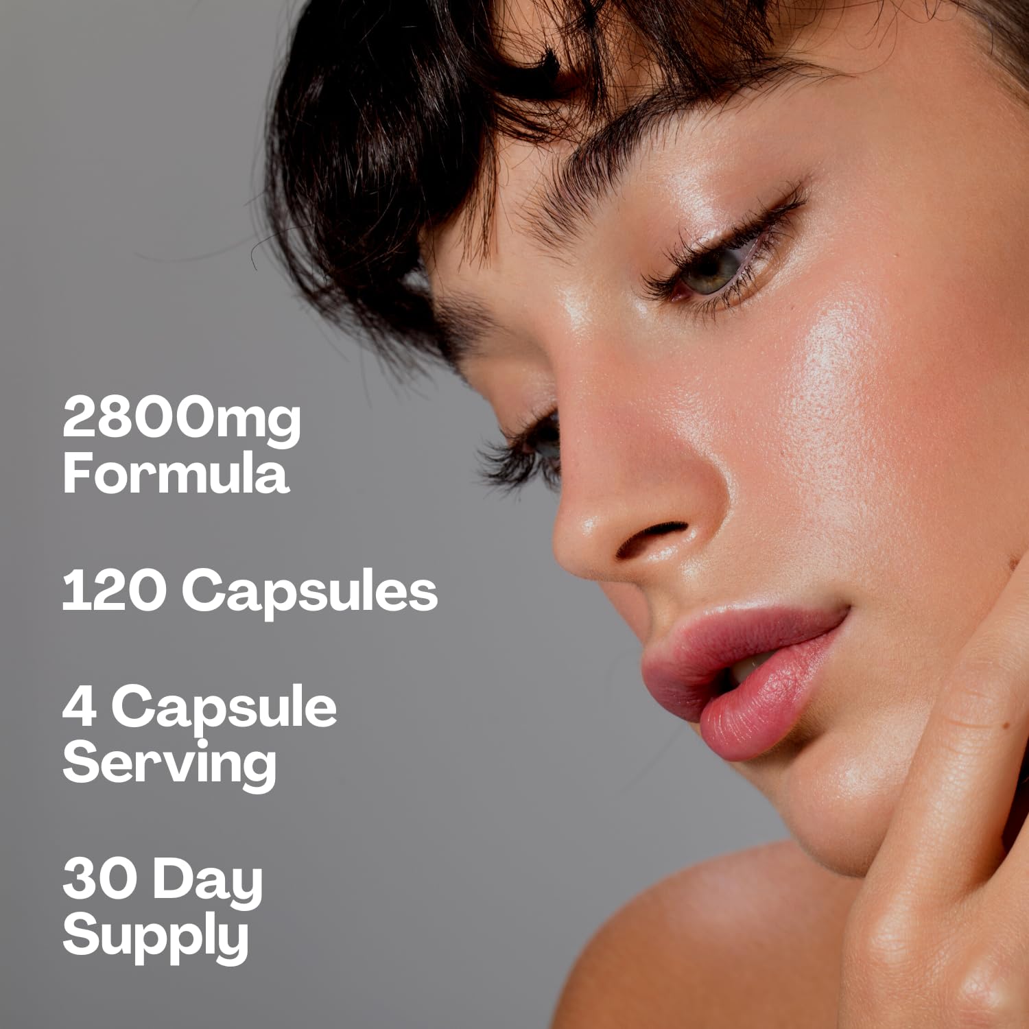 2800mg Marine Collagen Capsules – Highest Strength Type 1 Hydrolysed Collagen with Hyaluronic Acid and Vitamin C Miracle Greens