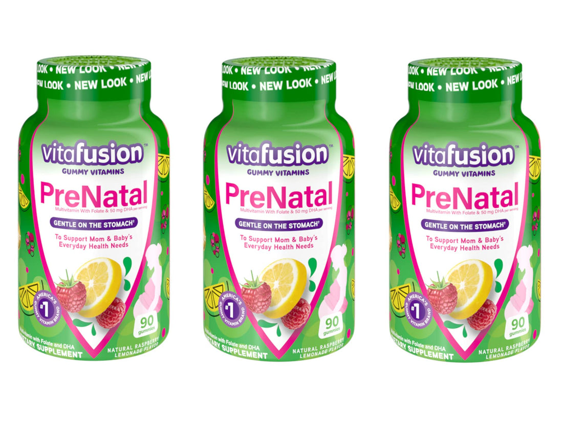 Vitafusion Prenatal, Gummy Vitamins, 90 Count (3 Pack)