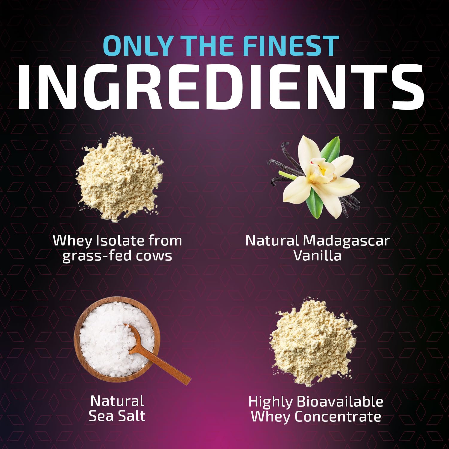 Whey Protein Powder 26g - Vanilla Ice Cream Whey Isolate Protein for Muscle Growth Nature's Nutrition