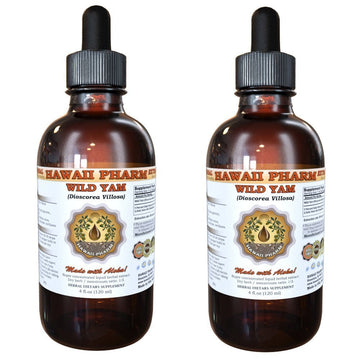 Wild Yam Liquid Extract, Wild Yam (Dioscorea Villosa) Tincture 2x4 oz