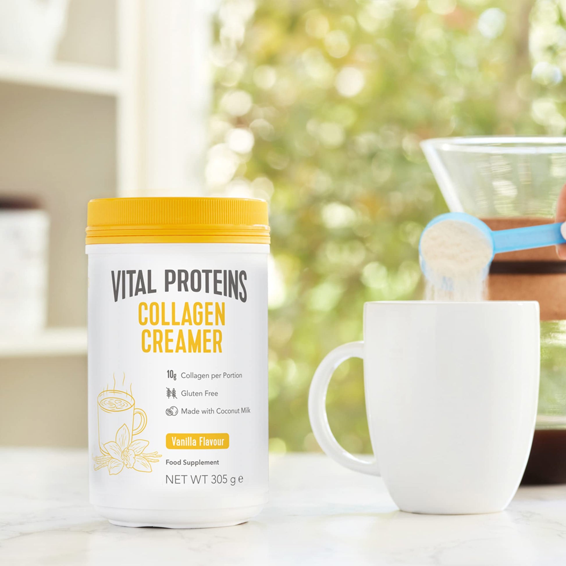Vital Proteins Collagen Coffee Creamer, No Dairy & Low Sugar Powder with Collagen Peptides Supplement VITAL PROTEINS