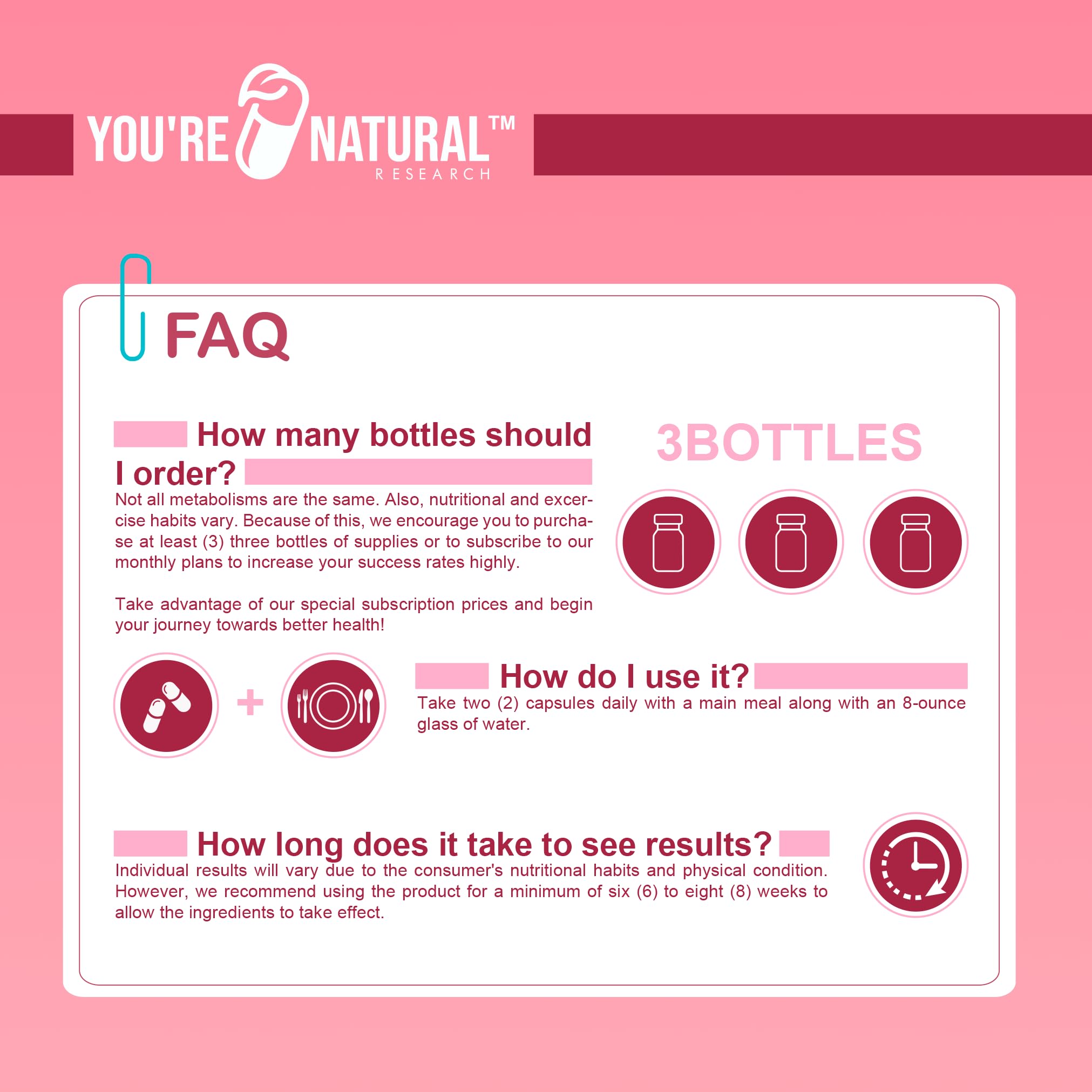 YOU'RE NATURAL Prenatal and Postnatal Vitamins for Women with Folate, DHA, Probiotics YOU'RE NATURAL