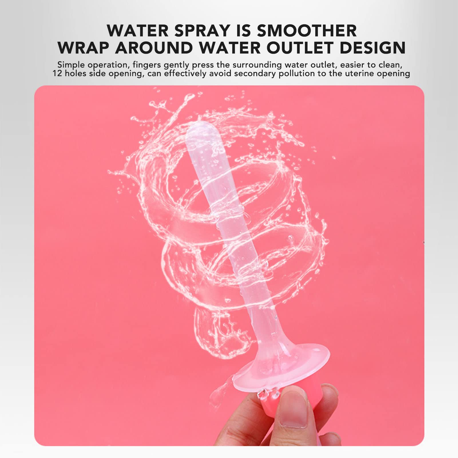 Vaginal Douche Cleaner,350ml Vaginal Cleanser Vaginal Douche Reusable Vaginal Cleansing System Brrnoo