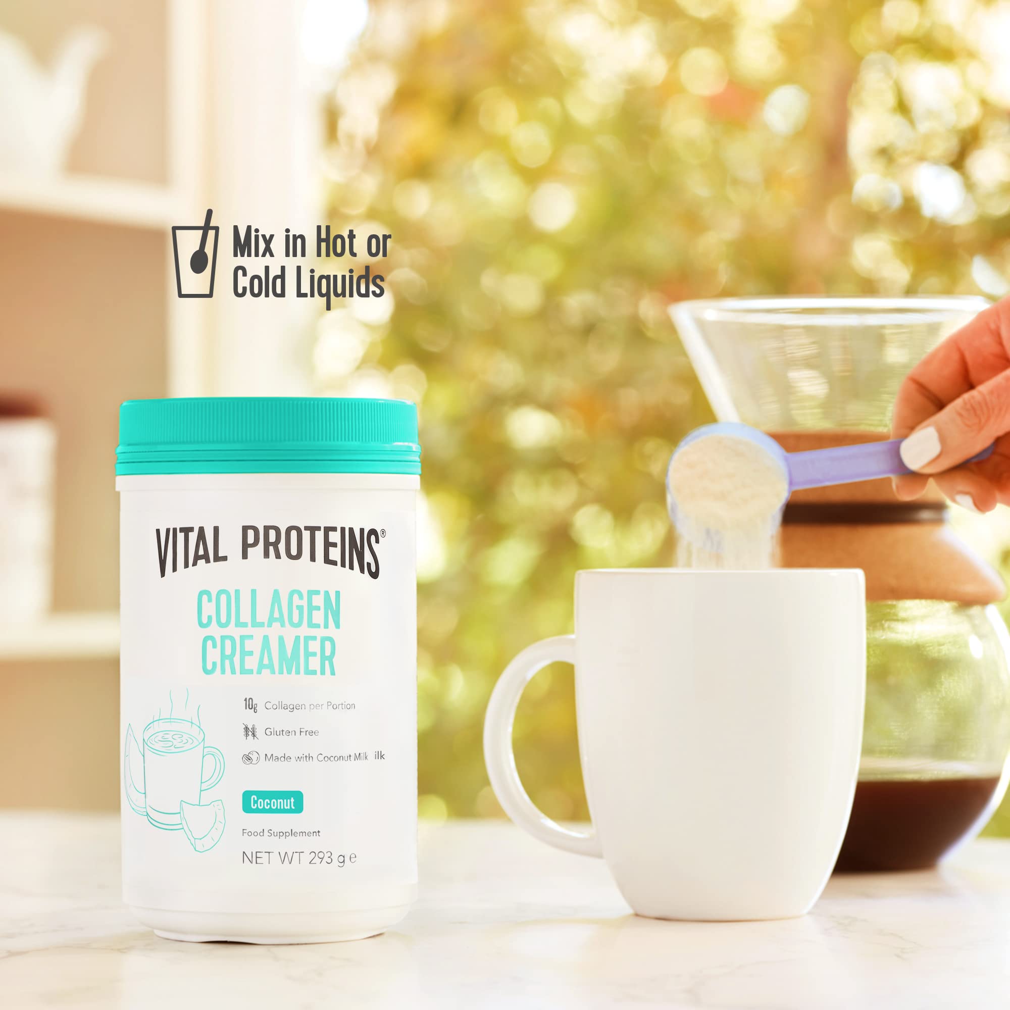 Vital Proteins Collagen Coffee Creamer, No Dairy & Low Sugar Powder with Collagen VITAL PROTEINS