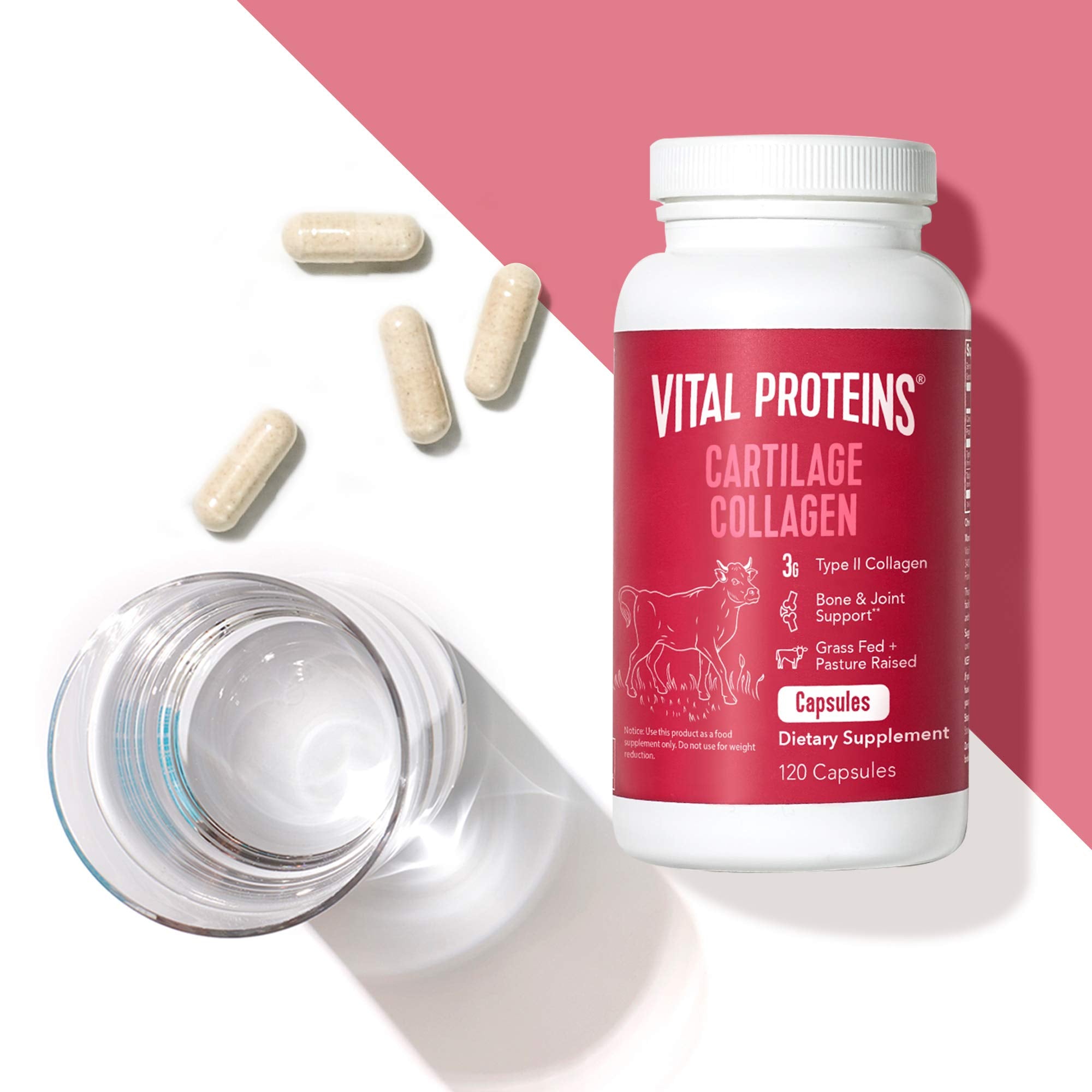 Vital Proteins Collagen Peptides Powder 19.3oz+ Collagen Pills, Type II Vital Proteins
