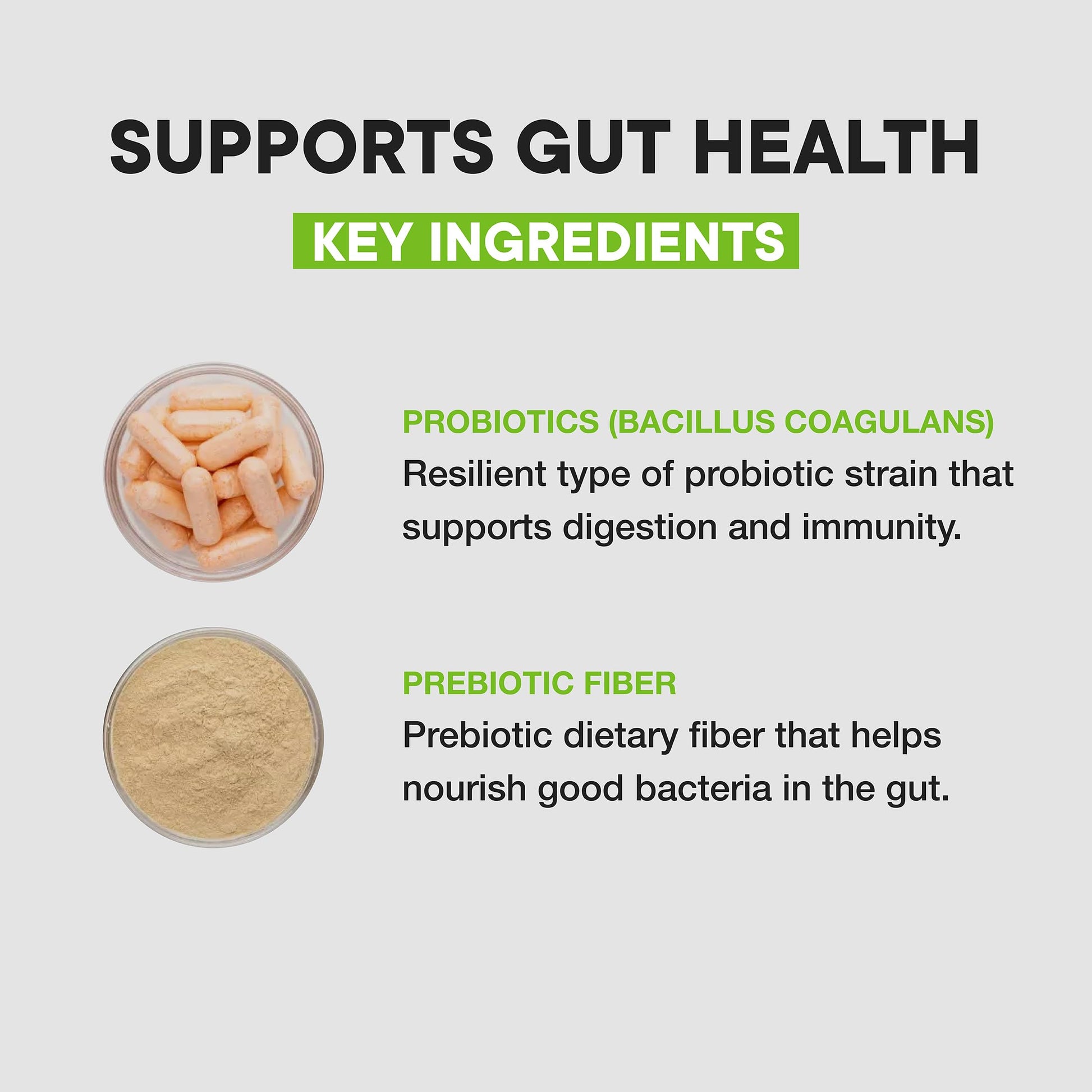 VitaHustle Probiotic Gummies + Prebiotics by Kevin Hart with Chicory Root Inulin Fiber VitaHustle