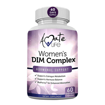 Women’s DIM Complex 150mg - Bioperine Estrogen Balancing Pills for Menopause & Hot Flashes Relief
