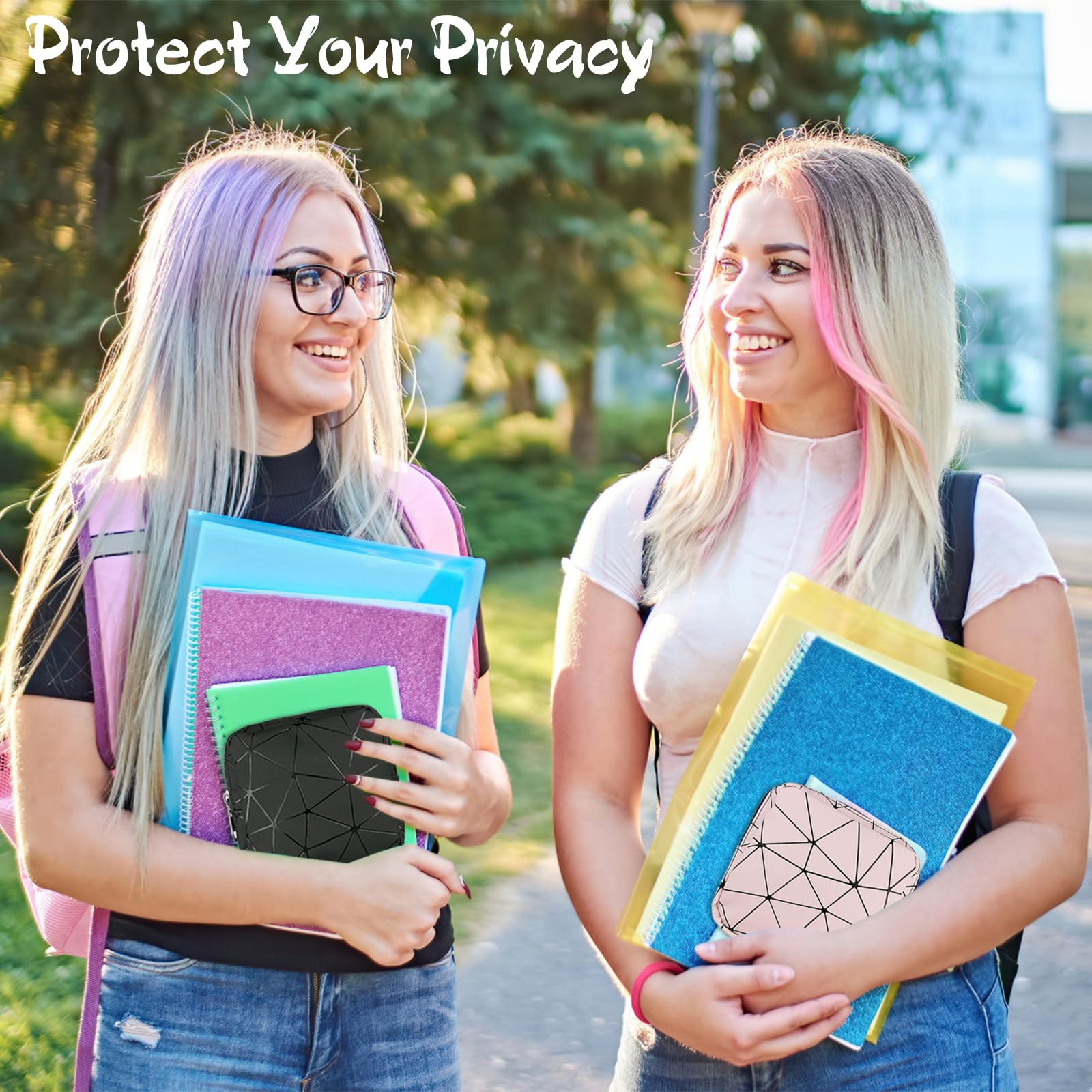 Yazabai Sanitary Napkin Storage Bag Pouch 4PCS Pads and Tampons Bags Pouches Portable Yazabai