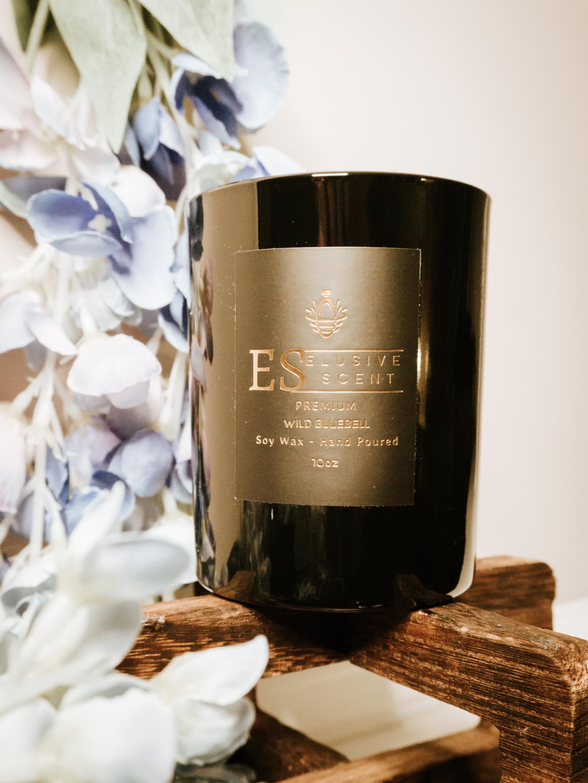 Wild Bluebell | 10oz | Premium Candle | Scented Candle | Aromatherapy | Essential Fragrance Oils Elusive Scent