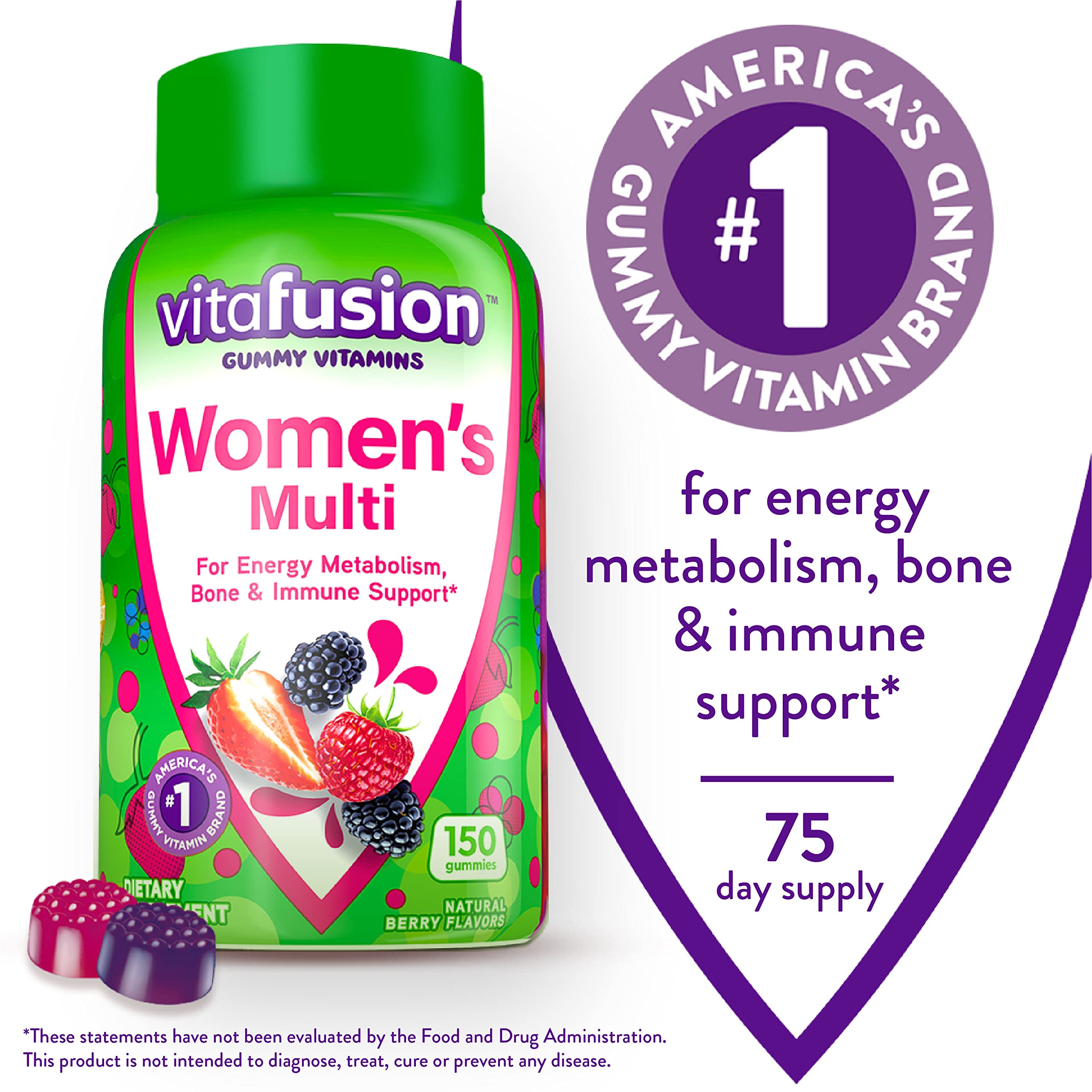 Vitafusion PreNatal Gummy Vitamins & Womens Multivitamin Gummies Vitafusion