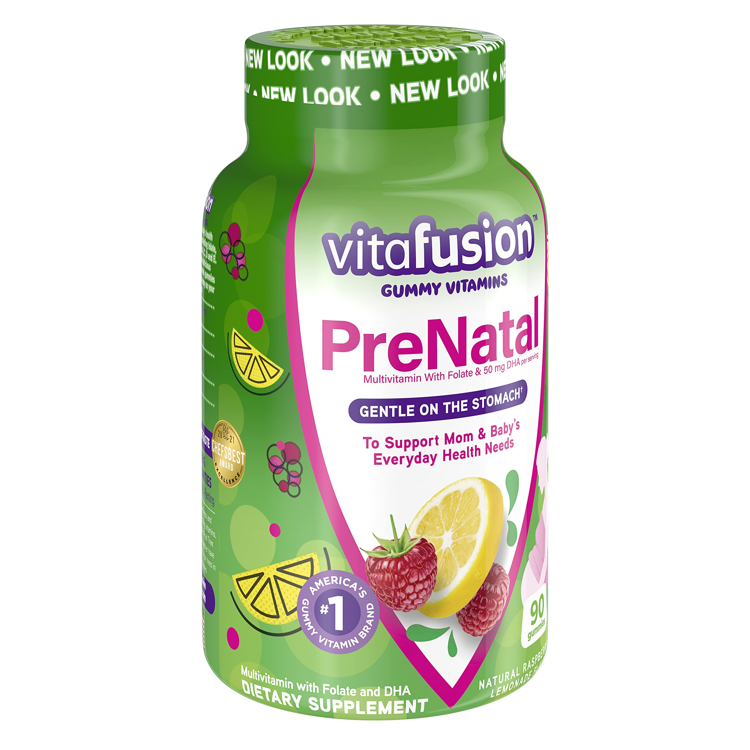 Vitafusion Prenatal, Gummy Vitamins QsAPdO, 3Pack (90 Count) Vitafusion