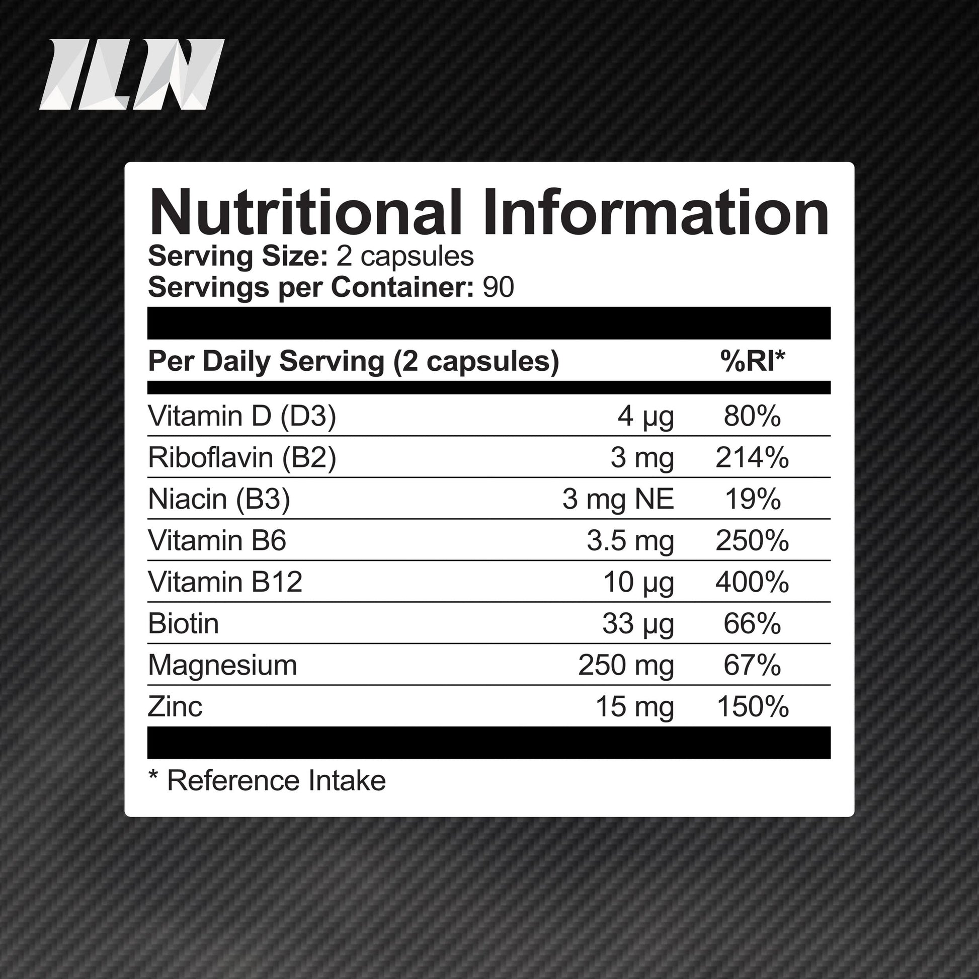 ZM6 - High Strength Zinc Magnesium Supplement - Zinc and Magnesium Tablets Iron Labs Nutrition