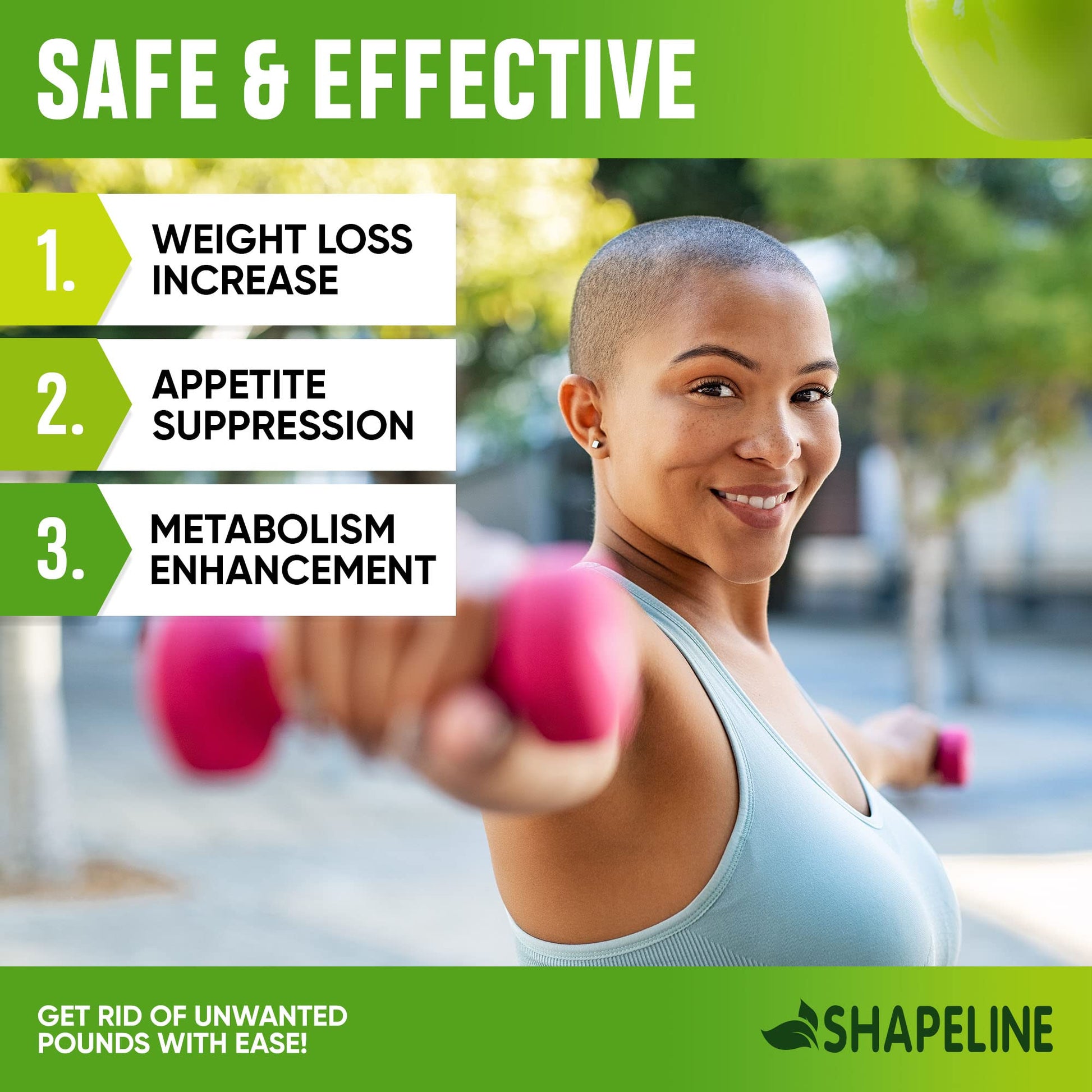 Weight Loss Drops - Appetite Suppressant for Women & Men - Made in the USA - Natural SHAPELINE