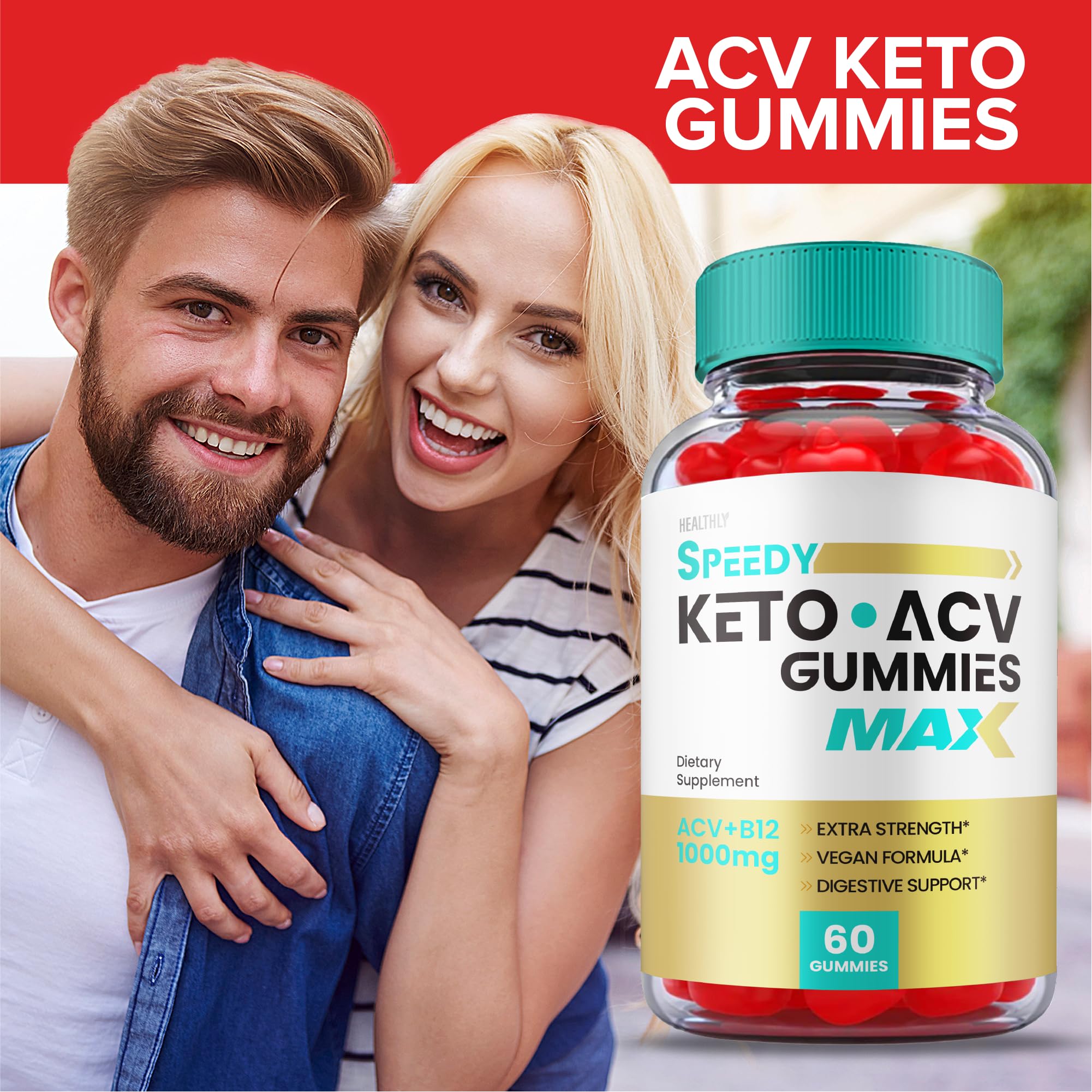 (5 Pack) Speedy Keto ACV Gummies Maximum Strength, Speedy Keto Plus ACV Gummies Healthly