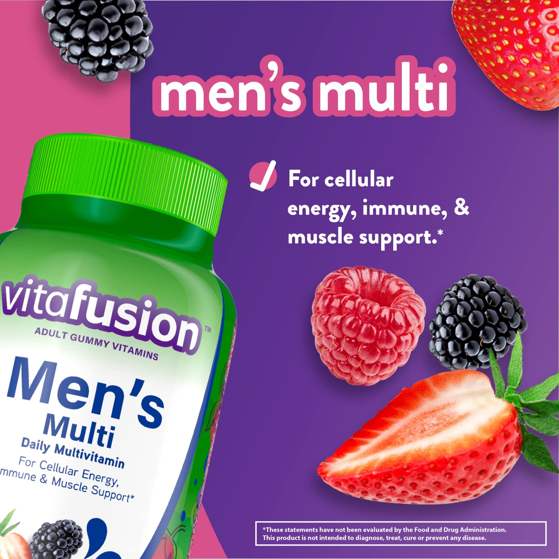 Vitafusion PreNatal Gummy Vitamins & Adult Gummy Vitamins for Men Vitafusion