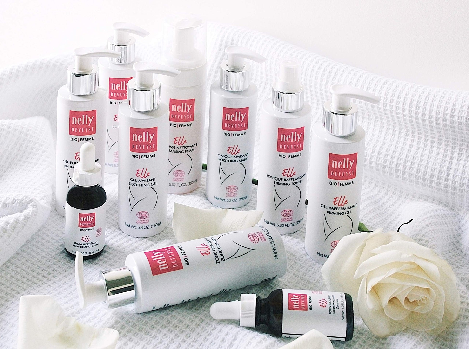 100% Organic Intimate Feminine Hygiene with Aloe Vera. Targets Vaginal Yeast Problems. Vegan Nelly De Vuyst Bio Femme Elle Intimate Feminine Hygiene