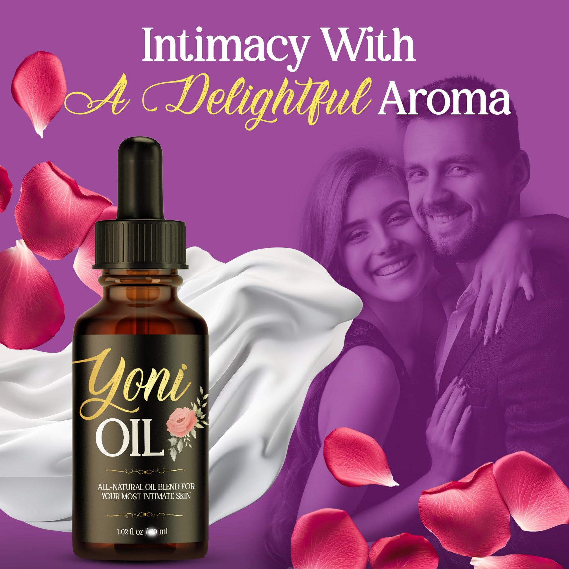 vibraxlabs Yoni Oil 1 Oz. Rose Scented Daily Feminine Wash Vulva Oil for pH Balance and Female Dryness vibraxlabs