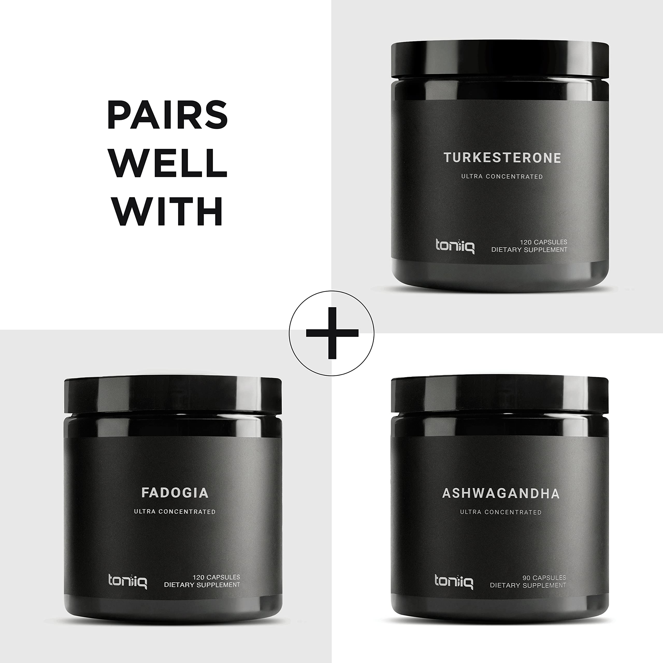 Toniiq Ultra High Strength Tribulus Capsules - 95% Steroidal Saponins - 1300mg Concent