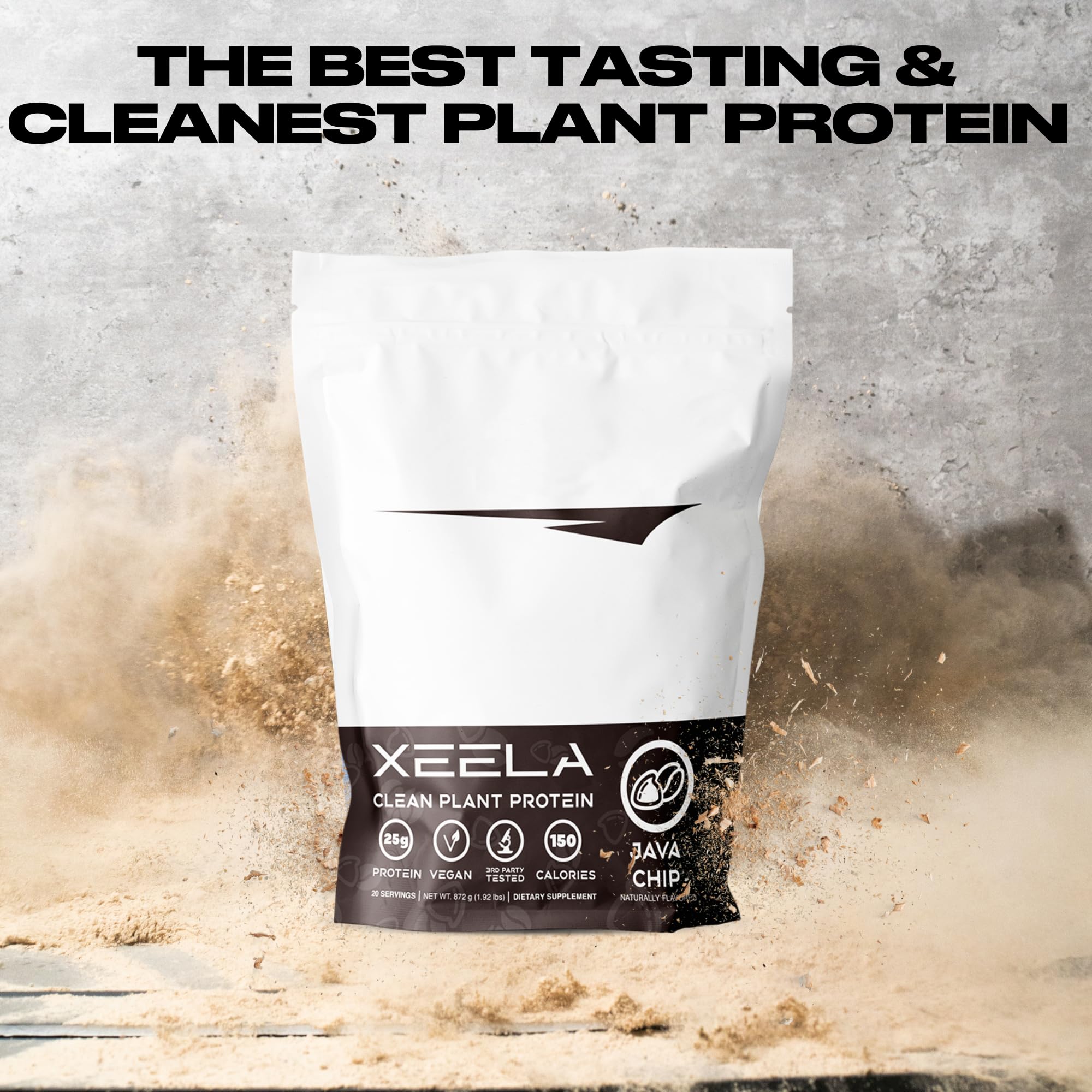 XEELA Plant Based Vegan Protein Powder - Independently Tested - 25g High Protein XEELA