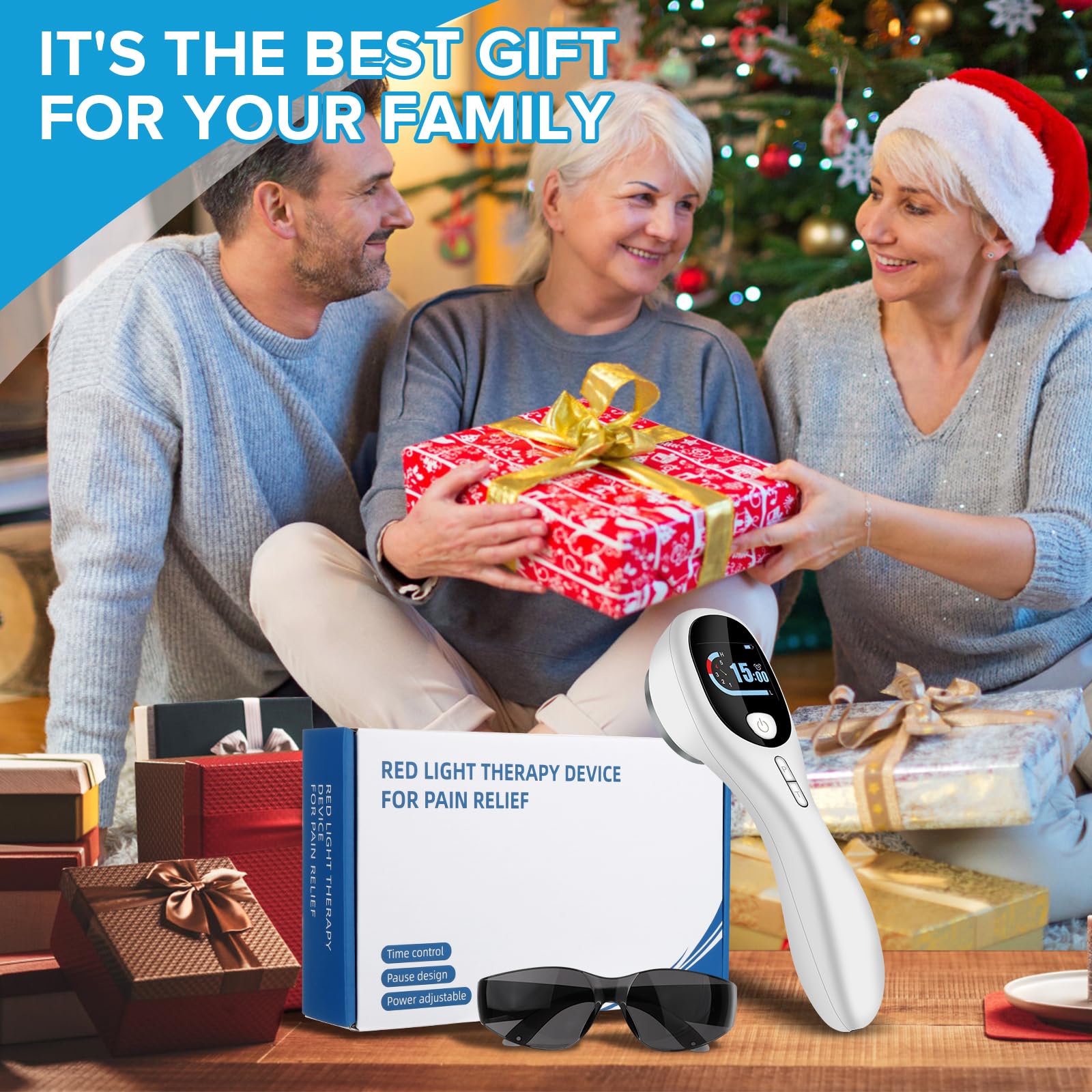 yofalo Cold Laser Human/Vet Device with LED Display Targets Joint and Muscles Directly yofalo