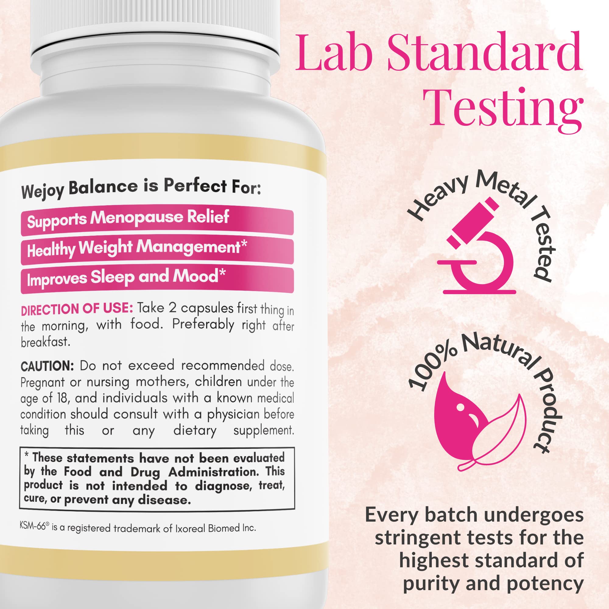 Wejoy Balance Menopause Supplements for Women - Uniquely Formulated WEJOY.