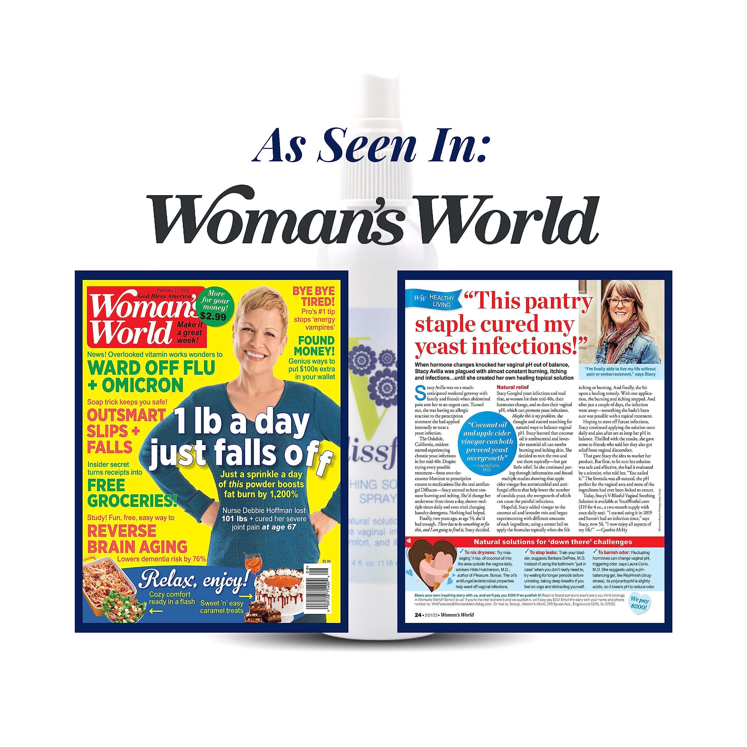 V Blissful - Boric Acid Suppositories Helps with Yeast Infections - Effective Feminine Care with Boric Acid, Perfect V Blissful